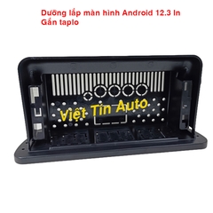 Mặt dưỡng 12,3 in, khung lắp màn hình Android 12,3 in gắn taplo