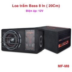 Loa siêu trầm 12V , Loa Sub hơi, Loa Sup điện Ô tô công suất lớn MF-M8