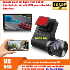 Cam hành trình Android, Camera hành trình xem hình trên điện thoại V2 độ phân giải 1080P