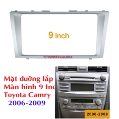 Mặt dưỡng lắp màn hình 9 Inc xe Toyota Camry 2006-2009 + Kèm rắc nguồn