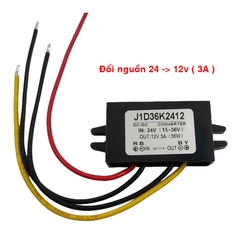 Thiết bị đổi nguồn DC 24V về DC 12V  cho Ô tô công suất nhỏ