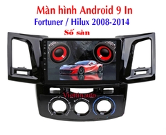 Màn hình Android 9 In theo xe Toyota Fortuner Toyota Hilux 2008-2014 Số sàn