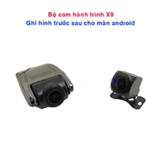 Camera giám sát hành trình ghi hình trước sau cho Màn hình Andorid Xe hơi X9