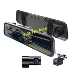 Camera giám sát hành trình gương, Cam hành trình 3 mắt kết nối WIFI