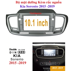 Mặt dưỡng mặt nạ lắp màn hình 9 In xe Kia Sorento 2015 -2019 Kèm rắc nguồn
