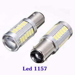 Bộ 02 bóng đèn Led  Ô tô xe máy 1157 ánh sáng trắng