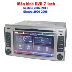 Màn hình , đầu DVD cho xe dòng xe Santafe 2008-2011 , Elantra 2000-2006