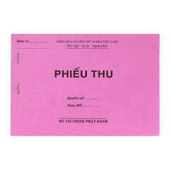 phiếu thu khổ A5