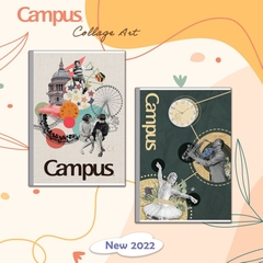 Vở Collage Art 80 trang, khổ B5, kẻ ngang có chấm, định lượng 70g/m2, 10 quyển/gói,120 quyển/ thùng