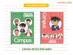 Vở Conan-detective kids, 80 trang, khổ B5, định lượng 70g/m2, 10 quyển/gói, 120 quyển/ thùng