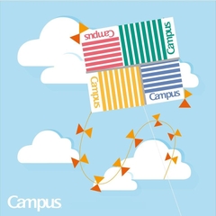 Vở 200 trang, khổ B5, màu xanh tím than, xanh dương, xanh lá, hồng, định lượng 70g/m2, 5 quyển/gói,  60 quyển/ thùng