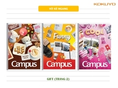 Vở 200 trang, khổ B5, màu trắng, đỏ, định lượng 58~65g/m2, 5 quyển/gói,  60 quyển/ thùng