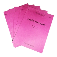 Phiếu nhập, xuât  kho lớn 1 liên A4