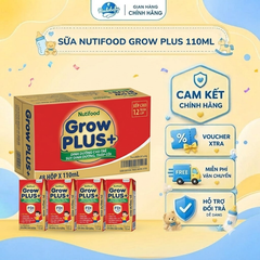 Thùng SBPS Growplus Nutifood đỏ 110ml