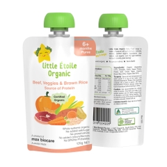 Túi Thực phẩm ăn dặm hữu cơ Little Étoile Organic