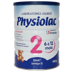 Sữa Physiolac số 2 900g (dành cho trẻ từ 6 – 12 tháng)