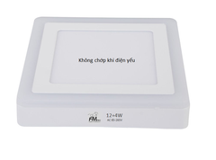 ỐP TRẦN VIỀN MÀU 12+4W VUÔNG