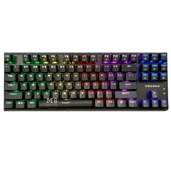 Bàn phím cơ Geezer GS4 Black - RGB - Blue Switch