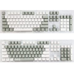 Keycap Bàn phím cơ - ABS Xám Trắng