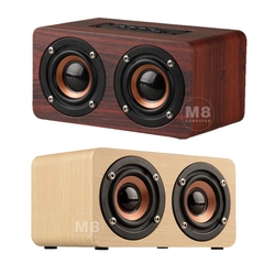 Loa Bluetooth Gỗ Đôi W-Speaker