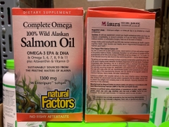 OMEGA TỔNG HỢP TỪ DẦU CÁ HỒI HOANG DÃ OMEGACOMPLETE SALMON OIL NATURAL FACTORS