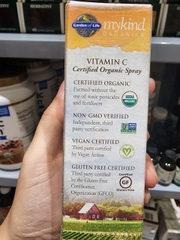 VITAMIN C HỮU CƠ DẠNG XỊT MYKIND ORGANICS