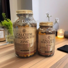 BỔ SUNG CANXI CALCIUM MAGNESIUM PLUS ZINC SOLGAR