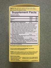 Viên Kẽm tươi Vitamin Code RAW Zinc - Garden of Life