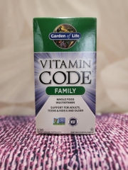 VITAMIN TỔNG HỢP CHO CẢ GIA ĐÌNH VITAMIN CODE FAMILY - GARDEN OF LIFE