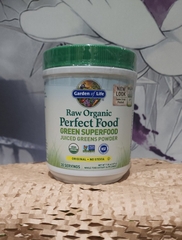BỘT SIÊU THỰC PHẨM XANH NƯỚC ÉP HỮU CƠ GARDEN OF LIFE PERFECT FOOD GREEN SUPERFOOD