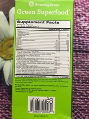 Siêu thực phẩm xanh Amazing Grass Green Superfood