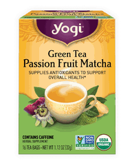 TRÀ HỮU CƠ YOGI MATCHA CHANH DÂY PASSION FRUIT MATCHA