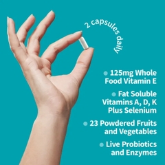 VITAMIN E THÔ VITAMIN CODE RAW - GARDEN OF LIFE