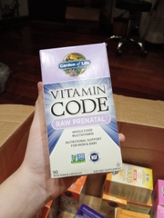 VITAMIN THÔ TỔNG HỢP CHO PHỤ NỮ CÓ THAI VITAMIN CODE RAW PRENATAL
