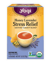 TRÀ HỮU CƠ YOGI GIẢM CĂNG THẲNG HONEY LAVENDER STRESS RELIEF