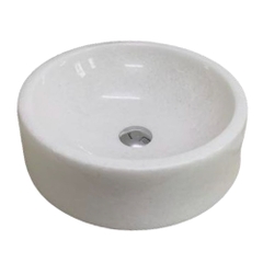 LAVABO ĐÁ TỰ NHIÊN - LAVABO TRÒN DÀY ĐỨNG - BST67