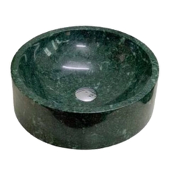 LAVABO ĐÁ TỰ NHIÊN - LAVABO TRÒN DÀY ĐỨNG - BST50