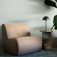 GIẢM GIÁ - BÀN PHỤ SOFA TRÒN - VÀNG TIA CHỚP
