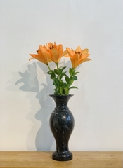 BÌNH HOA ĐÁ TỰ NHIÊN BH3512 - ĐEN Ý