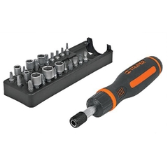 BỘ TÔ VÍT ĐUÔI LỤC GIÁC 1/4",17 CHI TIẾT TRUPER - JDM-24