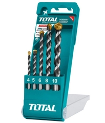 BỘ MŨI KHOAN BÊ TÔNG ĐUÔI TRƠN 5 MŨI TOTAL - TACSD5051