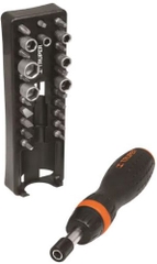 BỘ TÔ VÍT ĐUÔI LỤC GIÁC 1/4",17 CHI TIẾT TRUPER - JDM-24