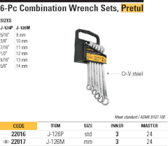 BỘ CỜ LÊ VÒNG MIỆNG 6 CHI TIẾT PRETUL - J-126M