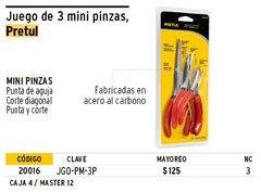 BỘ KỀM 3 CHI TIẾT PRETUL - JGO-PM-3P