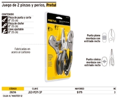 BỘ KỀM 3 CHI TIẾT PRETUL - JGO-PEPI-3P