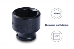 ĐẦU TUÝP ĐEN 6 CẠNH 1/2IN-30MM THÉP CROM MOLYBDENUM SATA - 34323