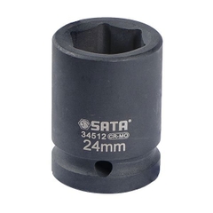 ĐẦU TUÝP ĐEN 6 CẠNH 3/4IN-24MM THÉP CROM MOLYBDENUM SATA - 34512