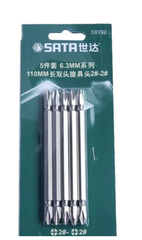 MŨI VÍT BAKE 2 ĐẦU 1/4'' DÀI 110MM SATA - 59392