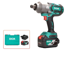 MÁY SIẾT BULONG (M12-M24) DÙNG PIN 20V/5.0Ah 1PIN, 1SẠC KHÔNG CHỔI THAN DCA - ADPB998DM