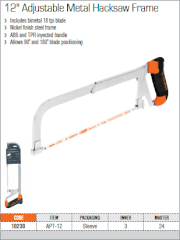 KHUNG CƯA SẮT 12''/305CM TRUPER - APT-12